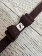 Susan Lanci Designs big bow Chocolate halsband, Dieren en Toebehoren, Verzenden, Zo goed als nieuw