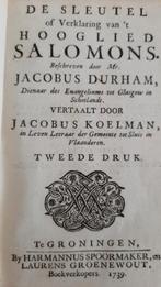 Perkament: verklaring van Hooglied: Johannesburg Durham, Antiek en Kunst, Ophalen of Verzenden