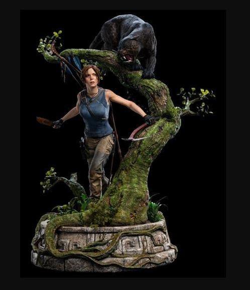 Weta Lara Croft Shadow of the Tomb Raider statue, Verzamelen, Beelden en Beeldjes, Ophalen of Verzenden
