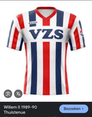 Te koop gevraagd Willem II shirt met VZS beschikbaar voor biedingen
