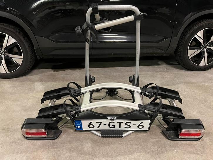 Thule EuroWay G2 fietsendrager, voor afneembare trekhaak, Auto diversen, Fietsendragers, Zo goed als nieuw, Trekhaakdrager, 2 fietsen