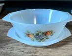 Vintage jaren 70 glazen schalen set van 2, Huis en Inrichting, Keuken | Servies, Verzenden, Overige stijlen, Glas, Schaal of Schalen