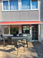 Zonnescherm zonwering 460cm breed gebruikt, Tuin en Terras, Zonneschermen, Ophalen, Gebruikt, 450 cm of meer