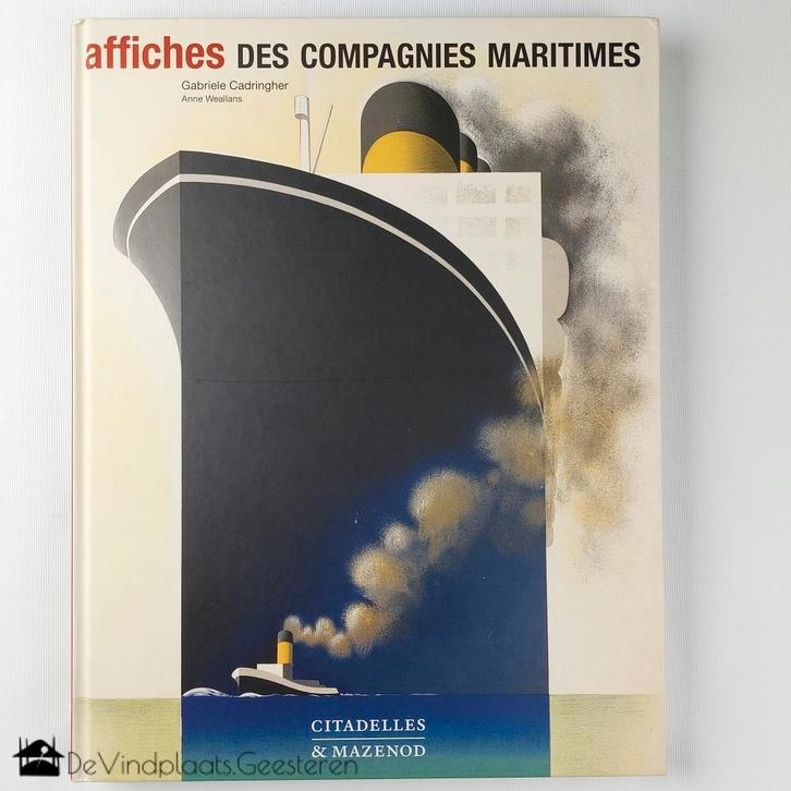 Posterboek rederij-affiches – groot formaat, Boeken, Kunst en Cultuur | Beeldend, Zo goed als nieuw, Overige onderwerpen, Ophalen of Verzenden