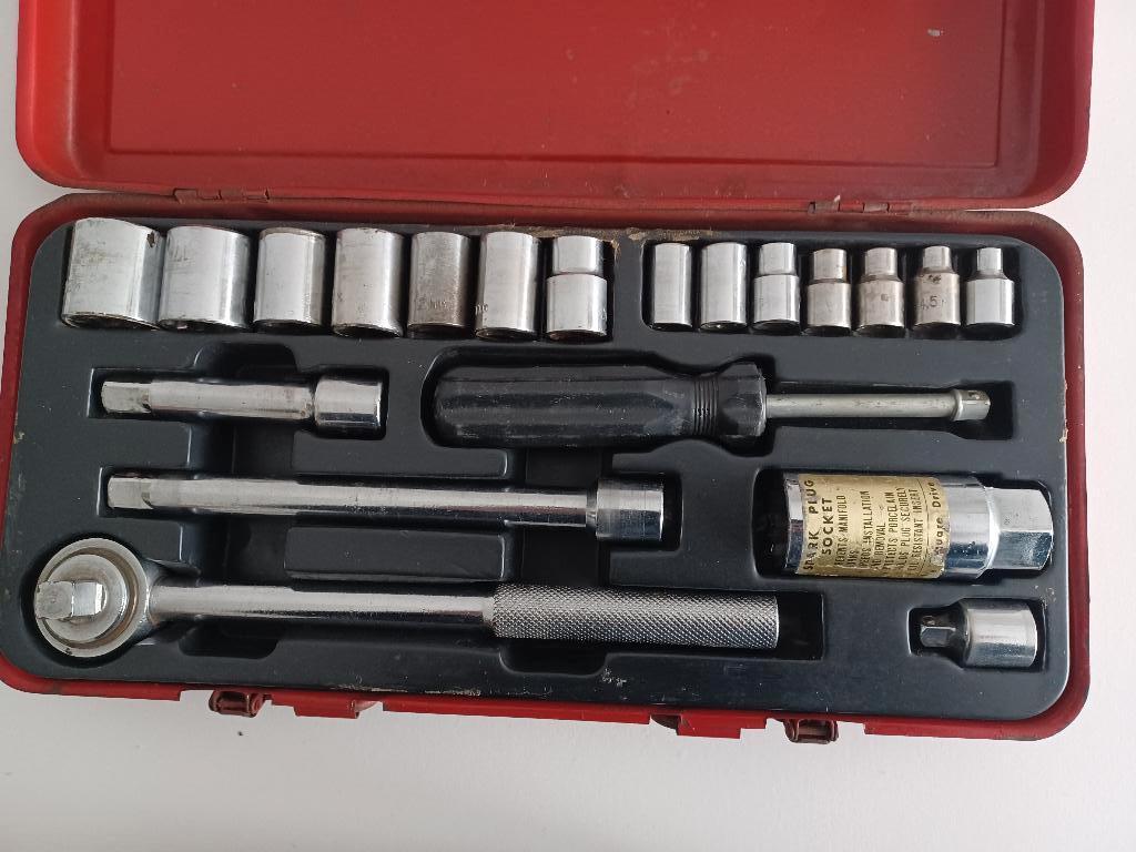 Doppendoos 3/8 uitvoering, Ophalen of Verzenden, Gebruikt