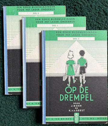 Op de drempel- 3 schoolboekjes beschikbaar voor biedingen