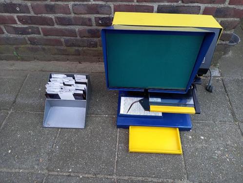 Originele Citroën Microfiche Reader + 650 (!) Microfiches, Auto diversen, Overige Auto diversen, Ophalen