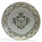Encre de chine schoteltje met monogram, 18e eeuws, Ophalen of Verzenden