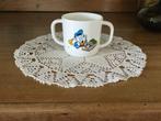 Disney kinderbeker vintage, Ophalen of Verzenden, Donald Duck, Gebruikt, Servies