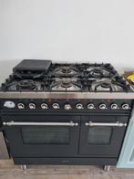 Boretti gasfornuis 6 pits met dubbele oven, Witgoed en Apparatuur, Fornuizen, Ophalen, Gebruikt, 60 cm of meer, Gas