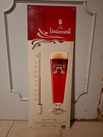 Emaillebord thermometer Lindemans, Verzamelen, Biermerken, Ophalen of Verzenden, Nieuw, Reclamebord, Plaat of Schild, Overige merken