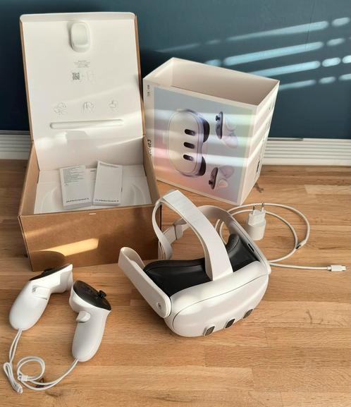 Meta Quest 3, Spelcomputers en Games, Virtual Reality, Zo goed als nieuw, Overige platformen, VR-bril, Ophalen of Verzenden
