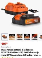 Dual power batterij, in dichte doos. Recent gekocht., Ophalen, Nieuw