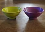 Shall Ware Melamine Schaaltjes Roze & Groen, Huis en Inrichting, Keuken | Servies, Overige materialen, Ophalen of Verzenden, Effen