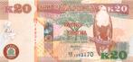 Zambia 20 Kwacha 2012 Unc pn 52a, Ophalen of Verzenden, Overige landen, Los biljet