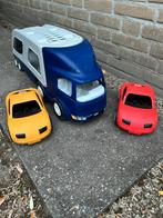 Little tikes transporter met gele en rode auto, Kinderen en Baby's, Speelgoed | Speelgoedvoertuigen, Ophalen, Gebruikt