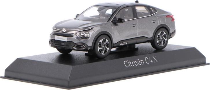 Citroen C4 X 2023 Platinum Grijs Model 1/43 Norev 155481, Hobby en Vrije tijd, Modelauto's | 1:43, Nieuw, Auto, Norev, Ophalen of Verzenden