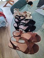 3 paar zomer sandalen. Maat 40, Ophalen of Verzenden, Zo goed als nieuw, Zwart, Sandalen of Muiltjes