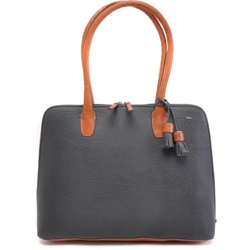 Mooi leren schoudertas, kleur navy van Berba, laatste NEW, Sieraden, Tassen en Uiterlijk, Tassen | Schoudertassen, Nieuw, Blauw