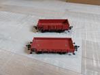 Fleischmann H0 DB 461024 + DB 631025 open goederenwagons, Gebruikt, Gelijkstroom, Fleischmann, Wagon