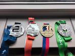 Collectie van 4 hardloopmedailles, Ophalen of Verzenden, Zo goed als nieuw, Overige sporten, Overige typen