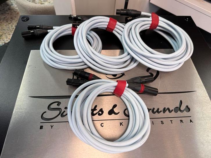 Supra EFF-XLR kabels, diverse lengtes 2/3/4mtr, Audio, Tv en Foto, Audiokabels en Televisiekabels, Zo goed als nieuw, Interlink-kabel