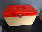 Retro vintage naaikoffer met inhoud, Verzamelen, Retro, Ophalen of Verzenden, Huis en Inrichting