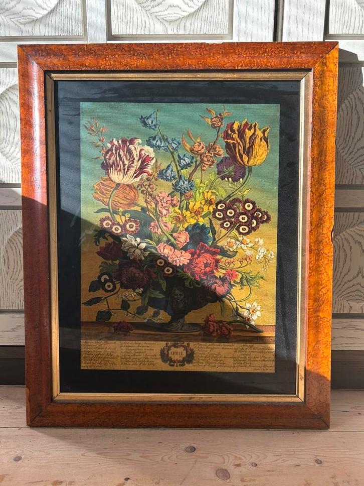 Ingelijst ‘April’ van Robert Furber, reproductie, Antiek en Kunst, Kunst | Schilderijen | Klassiek, Ophalen