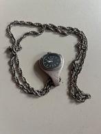 Antiek ZenTra Dameshorloge met Ketting, Sieraden, Tassen en Uiterlijk, Overige merken, Staal, Polshorloge, Met ketting
