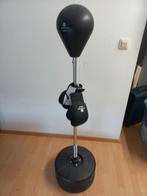 Boksbal op voet, met bijbehorende handschoenen, Sport en Fitness, Boksen, Ophalen, Boksbal