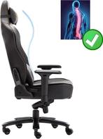 Luxury Gaming Stoel - Ergonomische  - Gamestoel Zwart, Huis en Inrichting, Bureaustoelen, Ophalen, Gaming bureaustoel, Zwart, Nieuw