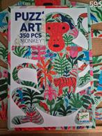 DJECO Puzz'art Monkey 350 stukjes. Shaped., Ophalen of Verzenden, Minder dan 500 stukjes, Zo goed als nieuw, Legpuzzel