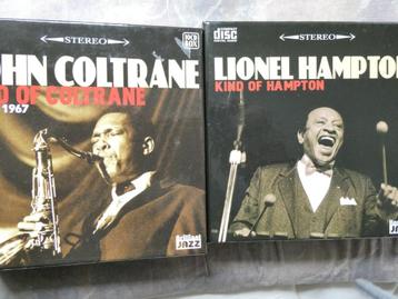 John Coltrane&Lionel Hampton ,hagelnieuw.2x 10 cd box  beschikbaar voor biedingen