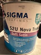 Sigma S2U Nova Traplak Soft Satin 2,5L wit, Doe-het-zelf en Verbouw, Verf, Beits en Lak, Wit, Nieuw, Ophalen of Verzenden, Verf