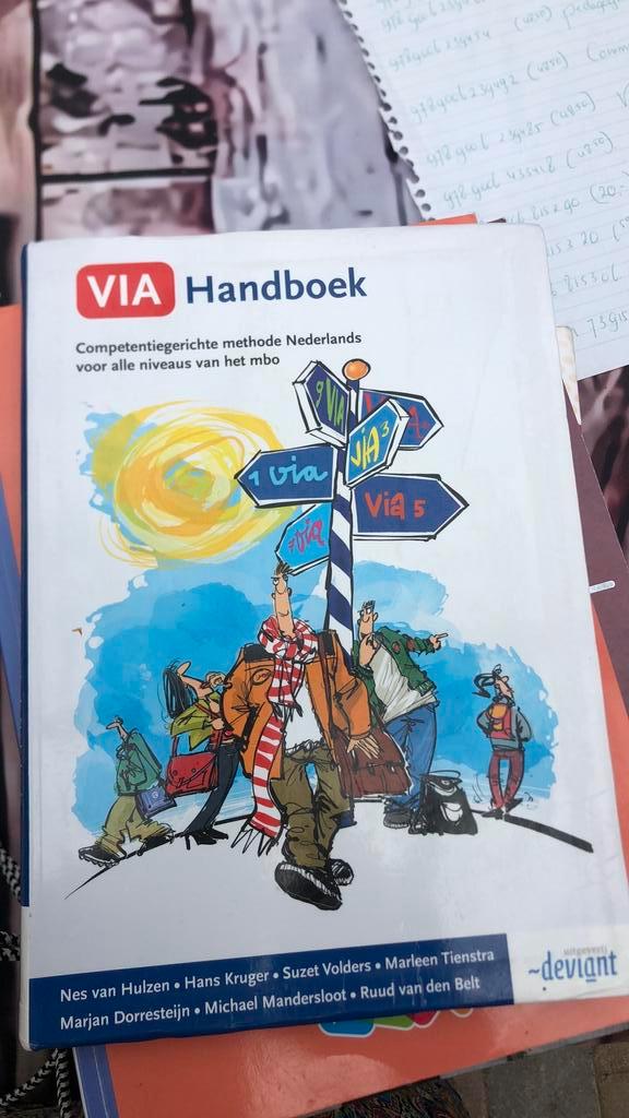 Hans Kruger - VIA handboek, Boeken, Schoolboeken, Zo goed als nieuw, Nederlands, Overige niveaus, Ophalen of Verzenden