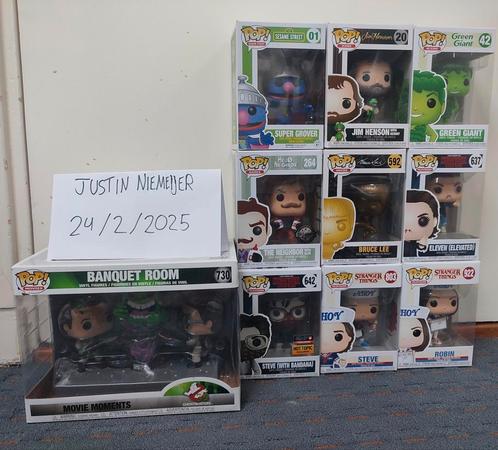 Diverse Funko Pops (Stranger Things, Sesame Street, Etc.), Verzamelen, Poppetjes en Figuurtjes, Zo goed als nieuw, Verzenden