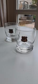 2x Route 66 Classic Whiskey Glazen, Ophalen of Verzenden, Zo goed als nieuw