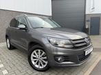 Volkswagen Tiguan 2.0 TDI slechts 94.098 km’s Pano Trekhaa, Auto's, Euro 5, Gebruikt, Zwart, Leder