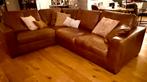 Heel mooi Leren hoek bankstel!, Ophalen, Gebruikt, Leer