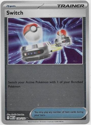 Mega Evolution,  Switch [reverse] 130/132 beschikbaar voor biedingen