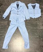 3 delig licht blauwe pak maat 146/152, Ophalen, Zo goed als nieuw, Jongen, Setje