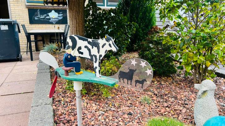 Guus kom naar huus. Unieke windvaan., Tuin en Terras, Windwijzers en Windmolens, Ophalen