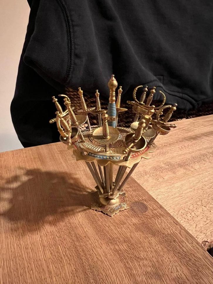 Vintage Toledo cocktail zwaarden 12 stuks, Antiek en Kunst, Curiosa en Brocante, Ophalen of Verzenden