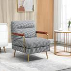 Fauteuil in pied-de-poulepatroon (nieuw), Ophalen of Verzenden, Nieuw