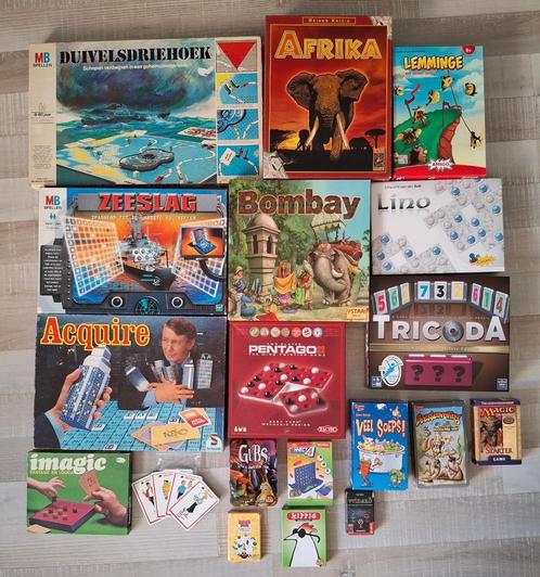 Pakket Gezinspellen, Hobby en Vrije tijd, Gezelschapsspellen | Bordspellen, Gebruikt, Ophalen