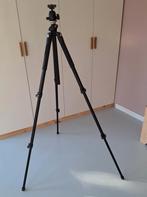 Monfrotto statief 055XPROB en statiefkop 496RC2, Ophalen, Driepoot, Zo goed als nieuw, 175 cm of meer
