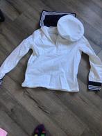 Marine jasje met pet - Leuk kostuum!, Carnaval, Ophalen of Verzenden, Kleding, Maat 36 (S)