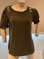 Liu jo shirt met steentjes maat it 42, Kleding | Dames, Maat 38/40 (M), Bruin, Ophalen of Verzenden, Zo goed als nieuw