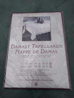 Damast tafelkleed *nieuw in verpakking* creme 130x160 (TK45), Ophalen of Verzenden, Nieuw, Rechthoek