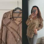 Vintage Burberry Blouse S/M, Kleding | Dames, Blouses en Tunieken, Beige, Ophalen of Verzenden, Burberry, Maat 36 (S)